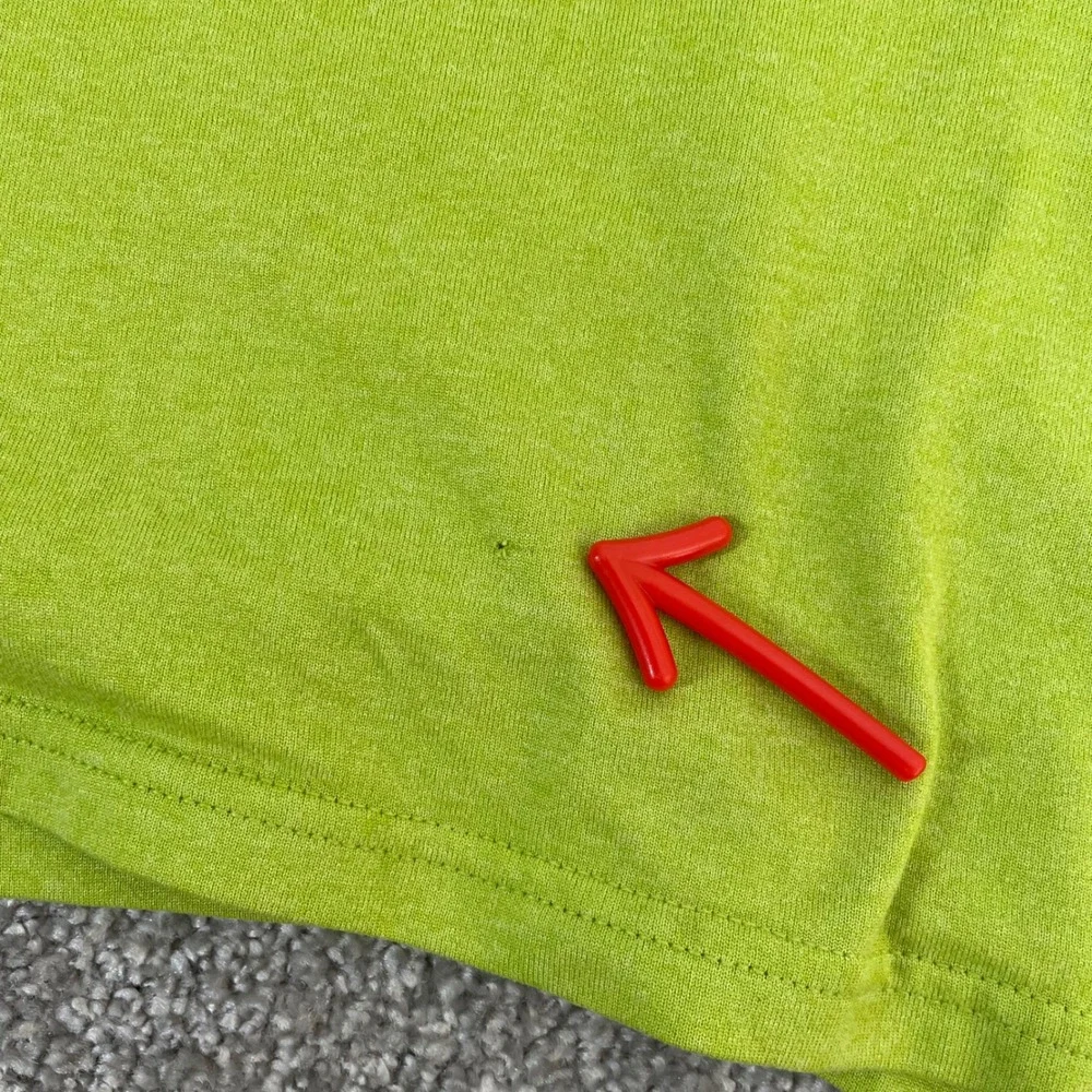 North Face Performance Shirt Mens XXL Hiking Utility Long Sleeve Lime Green
